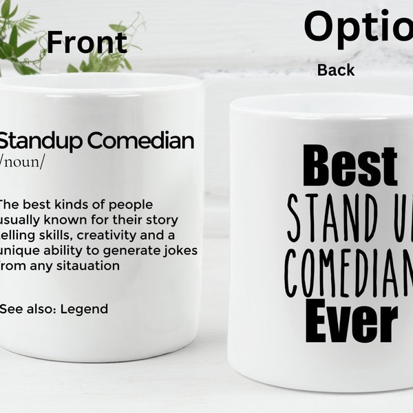 Stand up Comedian Becher Personalisiertes Geschenk für Comedian Stand up Comedy Becher Geschenk Comedy Show Geschenk