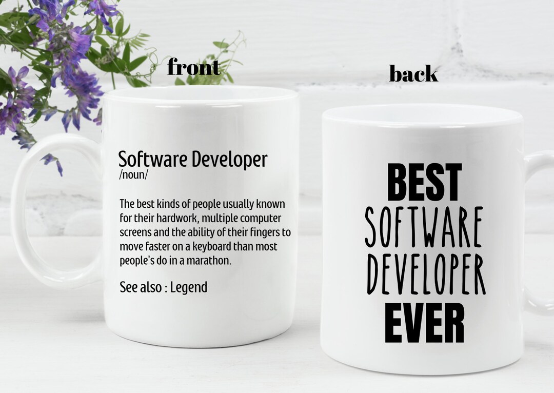 Personalized Software Developer Mug - Funny Computer Science Gift ...