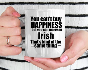 Funny Irish Mug, Personalized Ireland Gift