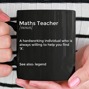 Math Teacher Gift Personalized Math Mug Gift Idea for Maths Teacher Birthday Best Math Teacher Eveer