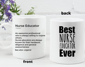 Taza personalizada para educadores de enfermería: regalo de agradecimiento