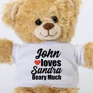 Personalized Large Teddy Bear Gift Valentine Day Gift Ideas Custom Made Teddy Bear