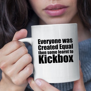 Kickbox Mug Personalized Kickboxing Mug Kickboxing gift Kickboxer Gift