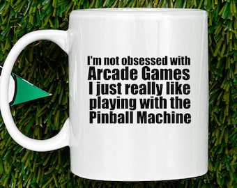 Taza de Pinball Personalizada: Regalo de Juego Arcade