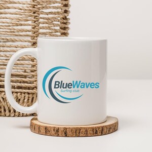 Personalized Logo Mug Office Mug Custom Business Logo Coffee Cup for Branding Gifts & Promotions  Custom Logo Mug  Company Gift School logo