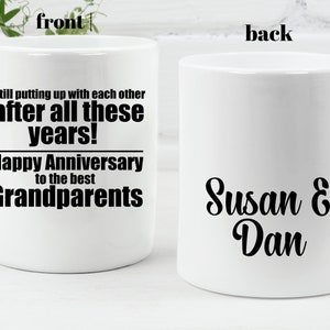 Grandprents Gift Personalized  Grandparents Anniversary Ornaments Funny Anniversary Gift Idea
