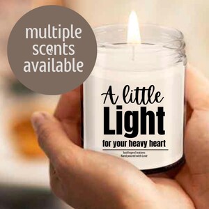 In Loving Memory Gift Scented Candle Remembrance Bereavement Candle Gift Passing gifts  Condolences gift Memorial candle passing candle