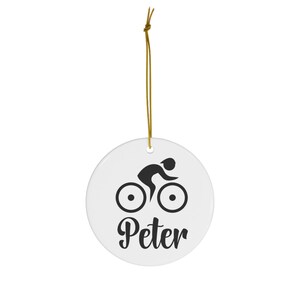 Cycling Gift Mountain biker Ornament Mountain biking Ornament Personalized Mountain biking Lover Gift Mountain Bike bauble biking Gifts