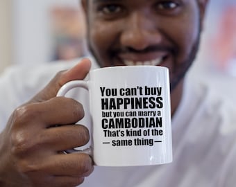 Gepersonaliseerde Cambodjaanse mok: grappig Cambodjaans cadeau