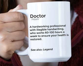 Personlig läkarmugg: Definition, rolig present till läkare
