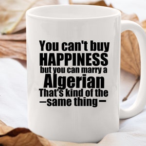 Algerische Tasse: Lustiges Algerien Geschenk - Personalisierte Keramiktasse
