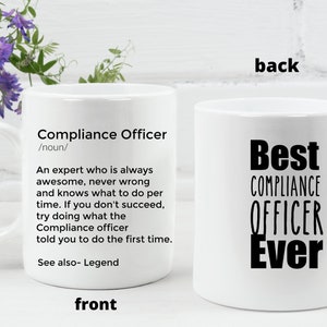 Compliance Officer Mug Compliance Officer Gift Compliance Gift idea Compliant officer Gift idea Best Compliance officer