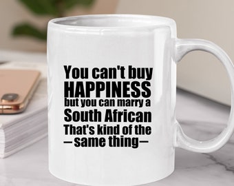 South African Mug: Funny Quote, Personalized Ceramic Coffee Mug