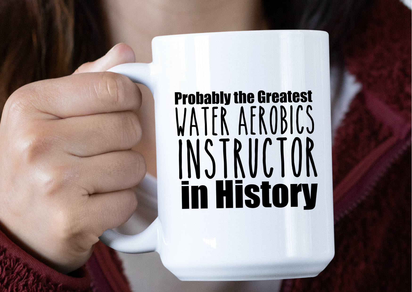 Instructor Gift Personalized Water Aerobics Instructor Mug, Birthday Gift - Etsy