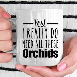 Orchid raising mug Personalized gift for orchid raisier gifts gardener gift ideas orchid lover mug