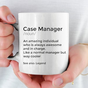 Case Manager Mug Personalized  Gift for Case Manager Case Manager Birthday Gift ideas