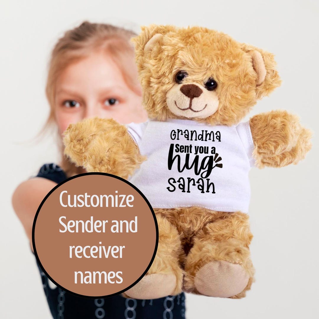 Personalized Teddy Bear: Custom Embroidered Plush Keepsake - Etsy