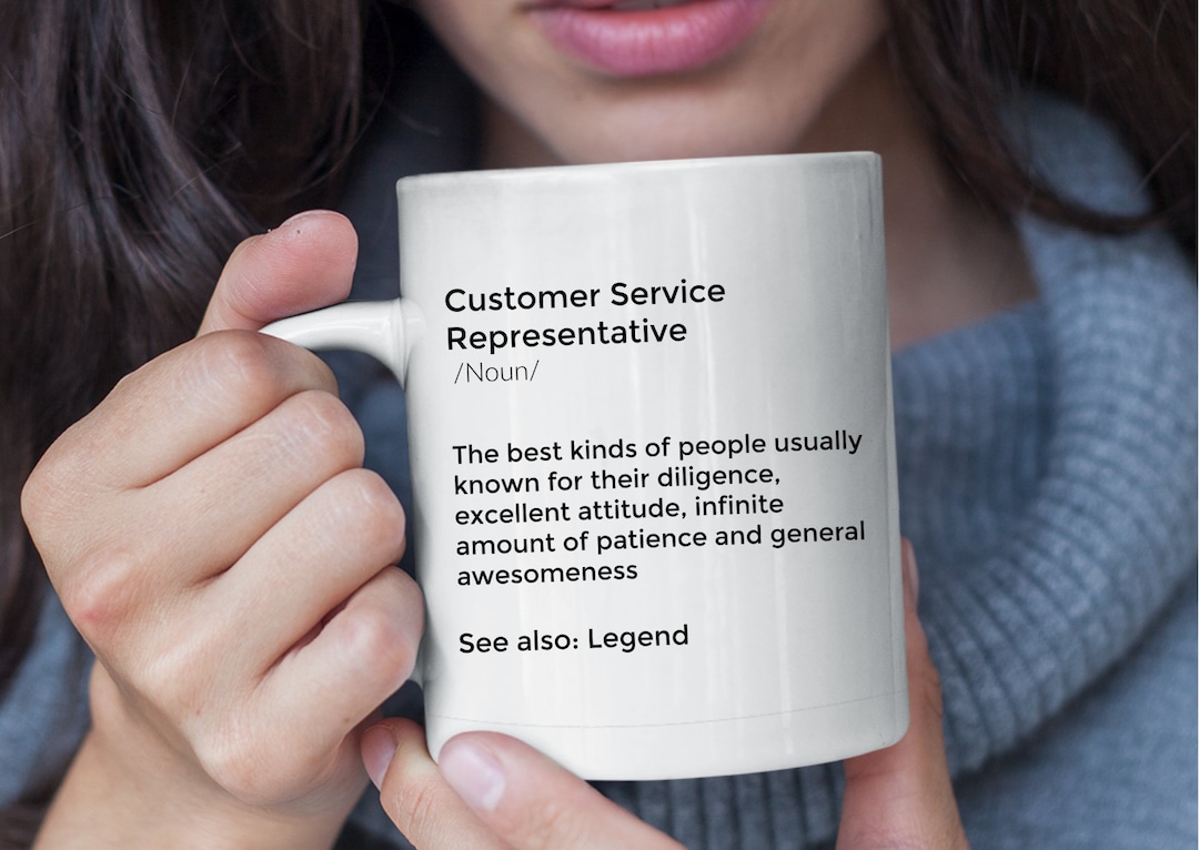 Customer Service Representative Mug, Personalized Gift - Etsy