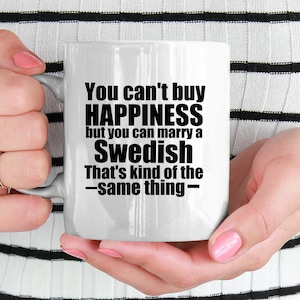 Personalized Swedish Mug: Funny Sweden Gift