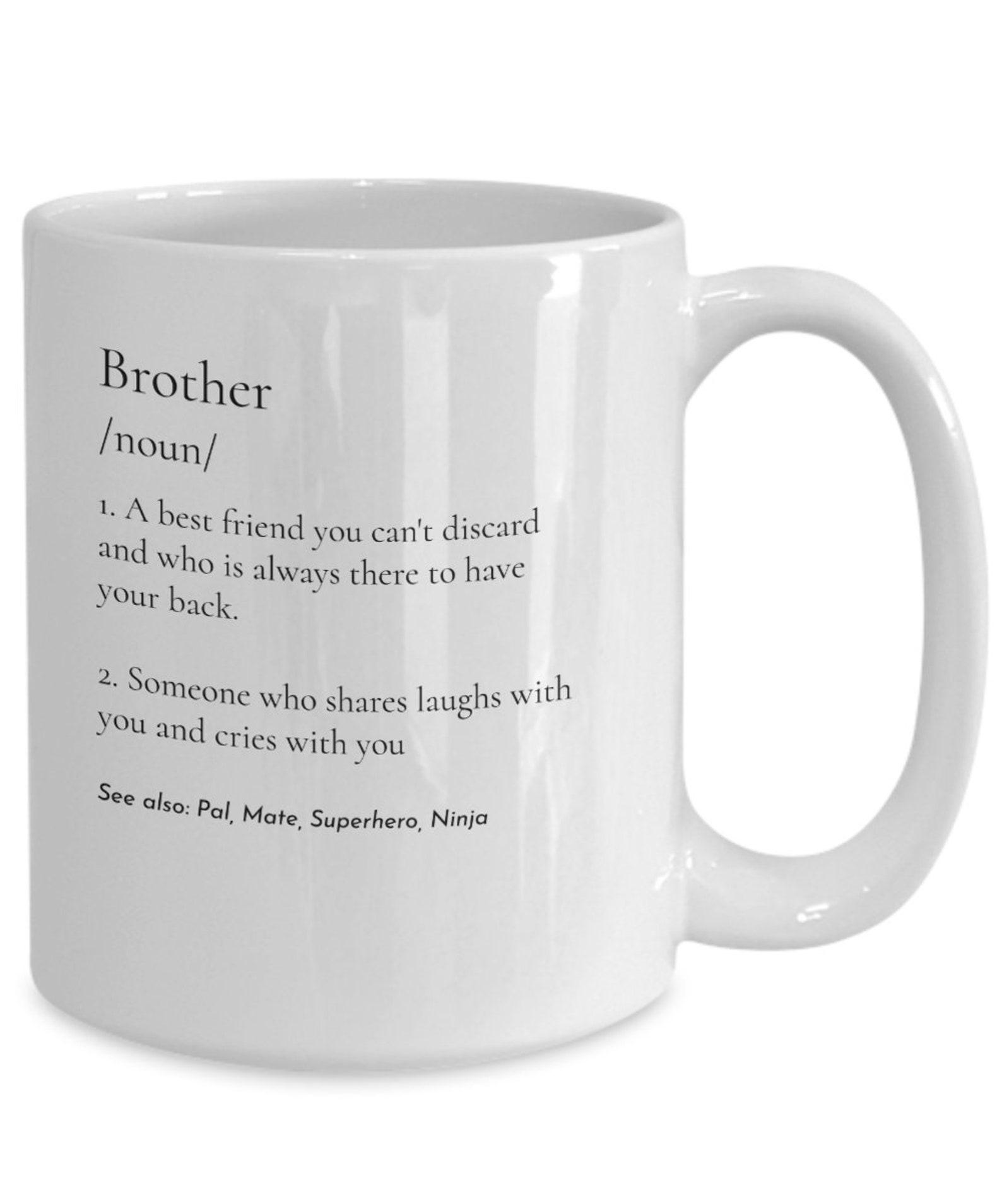 Brother coffee mug definition of brother gift for brother Etsy