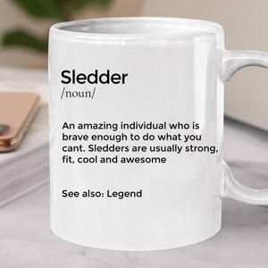 Rodeln Becher Personalisierter Becher für Rodler Geschenk für Rodellehrer Snowboarding Becher Snowboard Becher Outdoor Enthusiast Becher Bergbecher