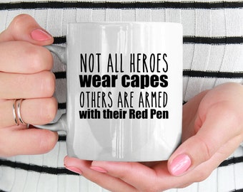 Personlig redaktörskaffemugg: Rolig redigeringspresent