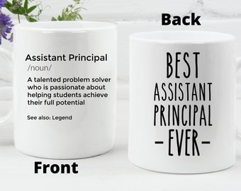 Personalized Assistant Principal Mug: Appreciation Gift