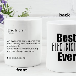 Caneca eletricista eletricista caneca de café eletricista presentes presente para eletricista melhor eletricista sempre presente do dia dos pais