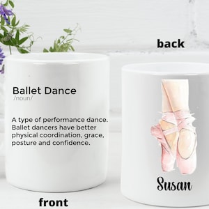 Ballet Dance Mug Choreographer Mug Dance Gift Dance Teacher Gift Ballet Mug Gift For Ballet Dancer Ballerina Mug  Gift For Ballerina