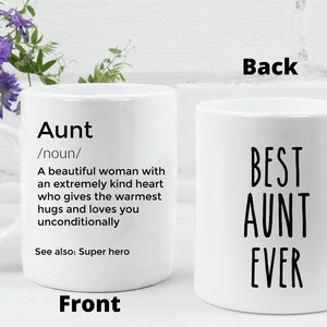 Aunty Mug Gift ideas for Auntie Aunty Birthday Gift Aunty Christmas gift Personalized Gift for Aunty