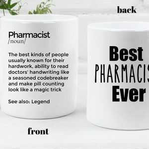 Pharmacy Mug Personalized Gift for Pharmacist Best Pharmacist Ever phamacy school Graduation Gift Pharmaceutical mug Pharmacy student gift,