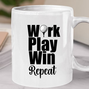 Golf Mug Personalized Golf Mug Funny Golf Gifts for Men Husband Boyfriend Dad Golfing Gifts Gift for Golfers Playing Golf coffee mug