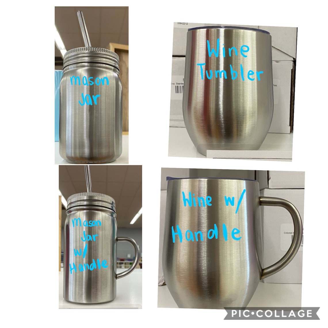 Stainless Steel Etched Tumbler Etsy