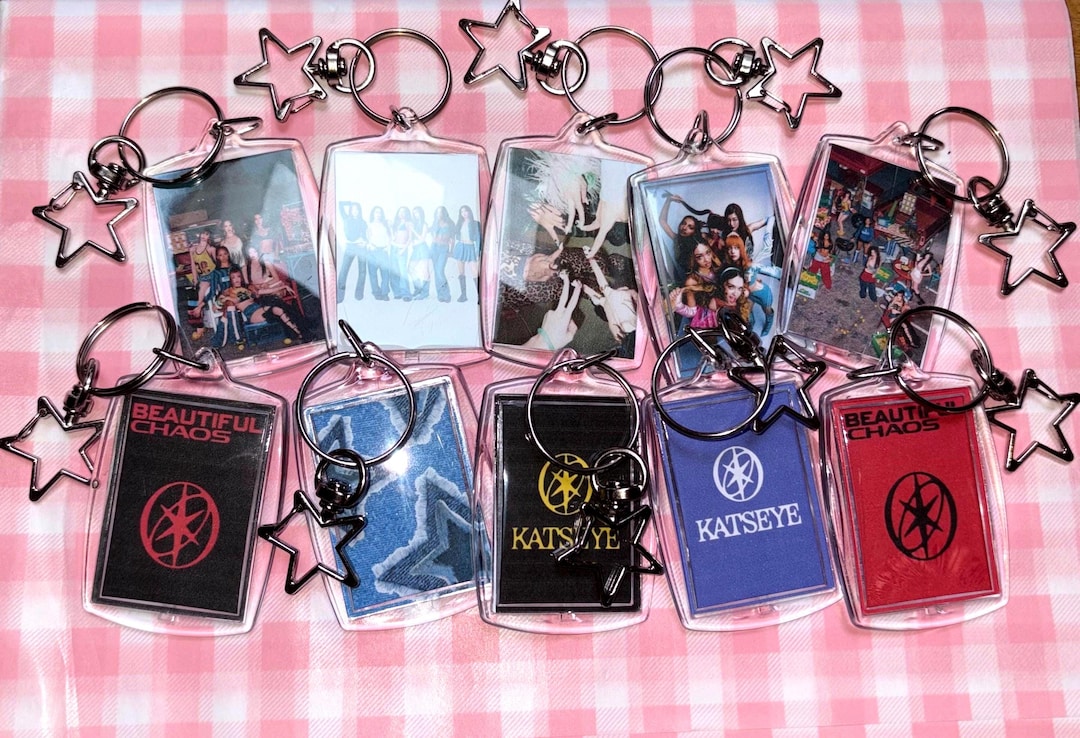 KATSEYE 3名限定キーホルダー KATSEYE Keyring Keychain Eyekon K-pop - Etsy