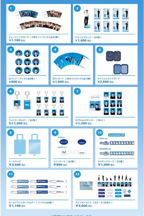 ZEROBASEONE ZB1 Pop-up Store 2024 Japan - Official Merch