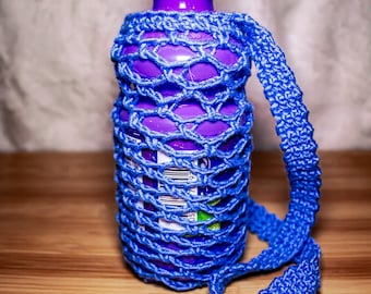 Crochet child bottle holder