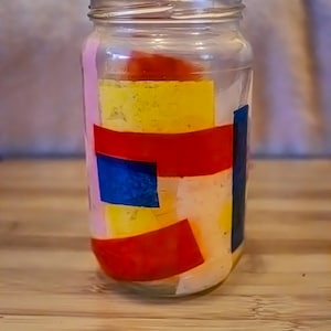 Geometric Jar Lights