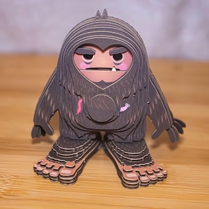 Figura de Bigfoot en 3D