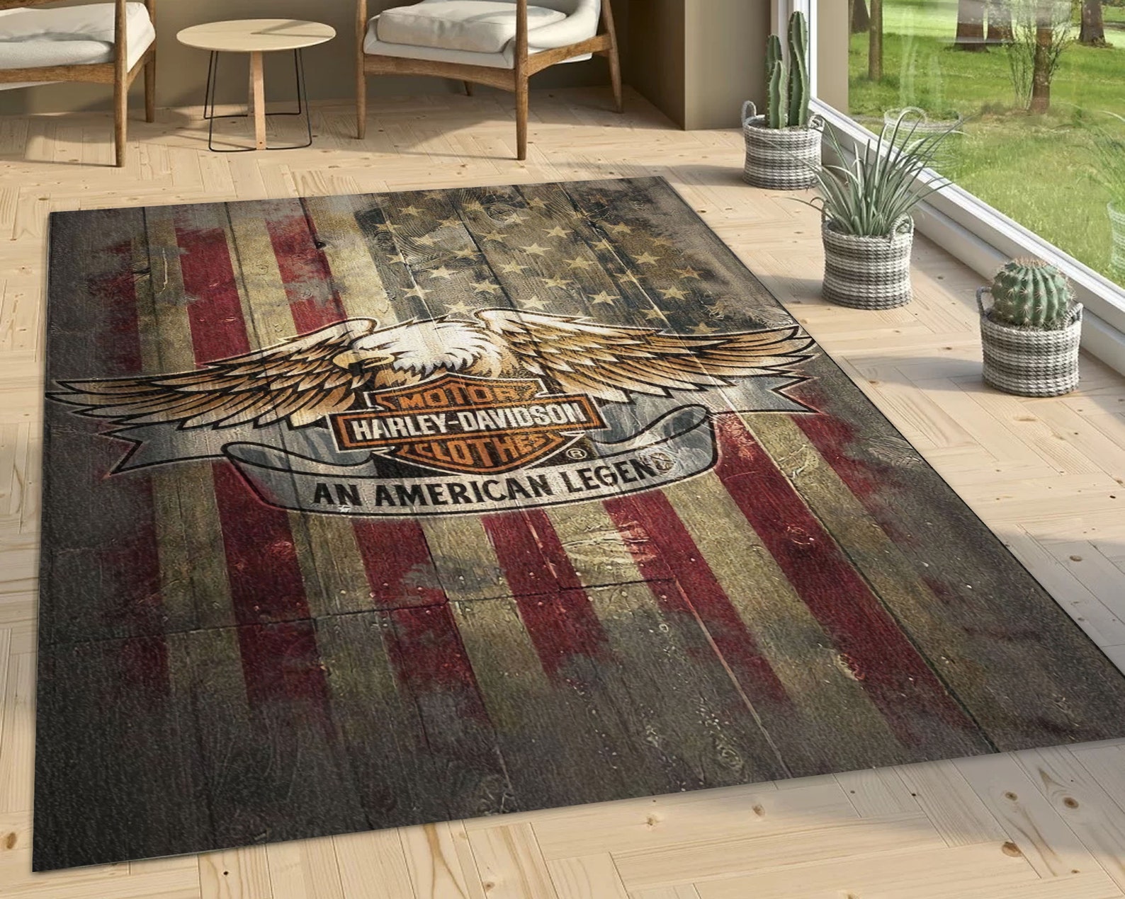 Harley Davidson Area Soft Rugs Bedroom Kitchen Living Room | Etsy