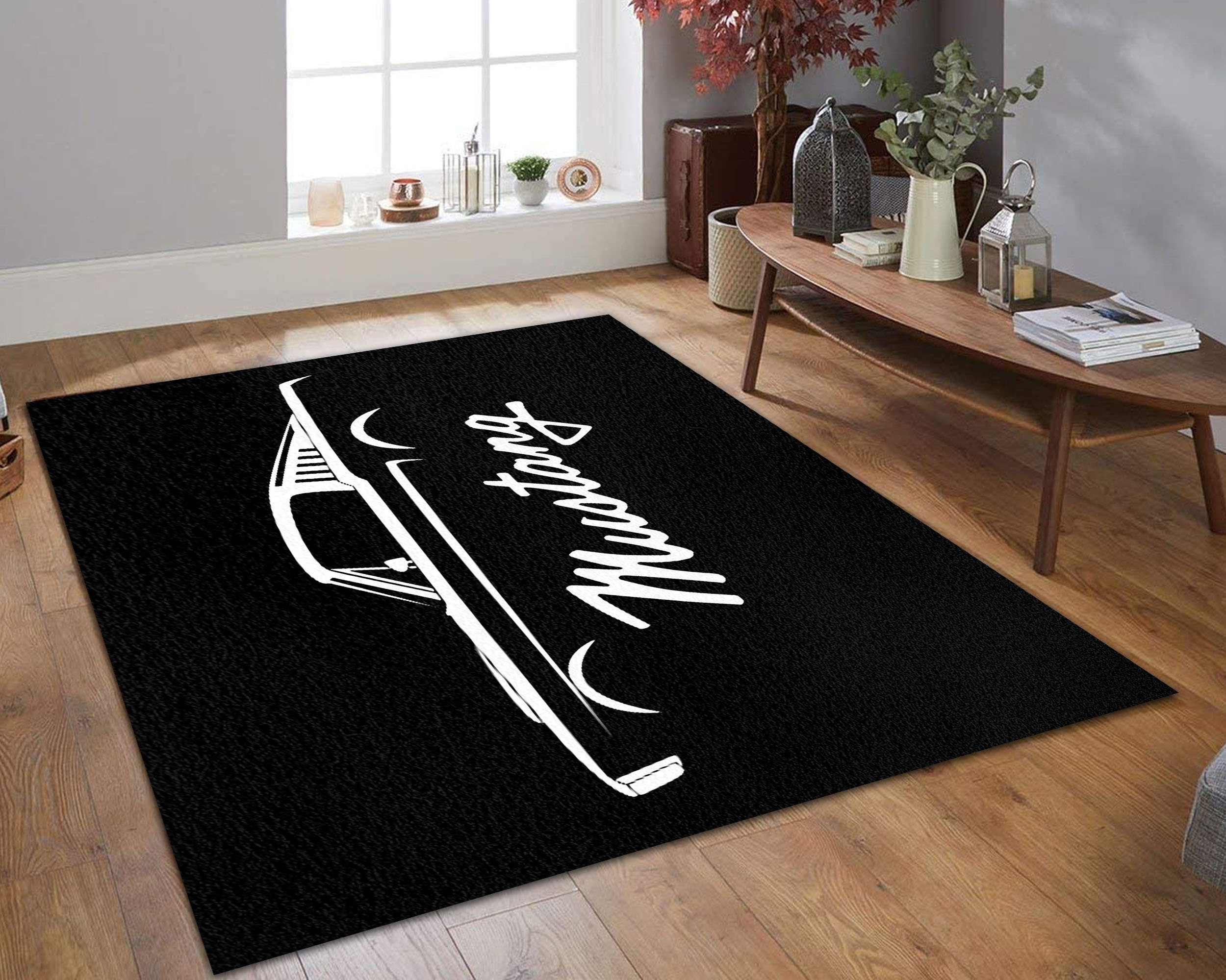 Ford Mustang Inspired Area Rug Garage Sign Office Or Etsy