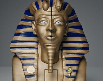 ESCAPE ROOM : Golden Pharaoh Mystery Puzzle Box Portable