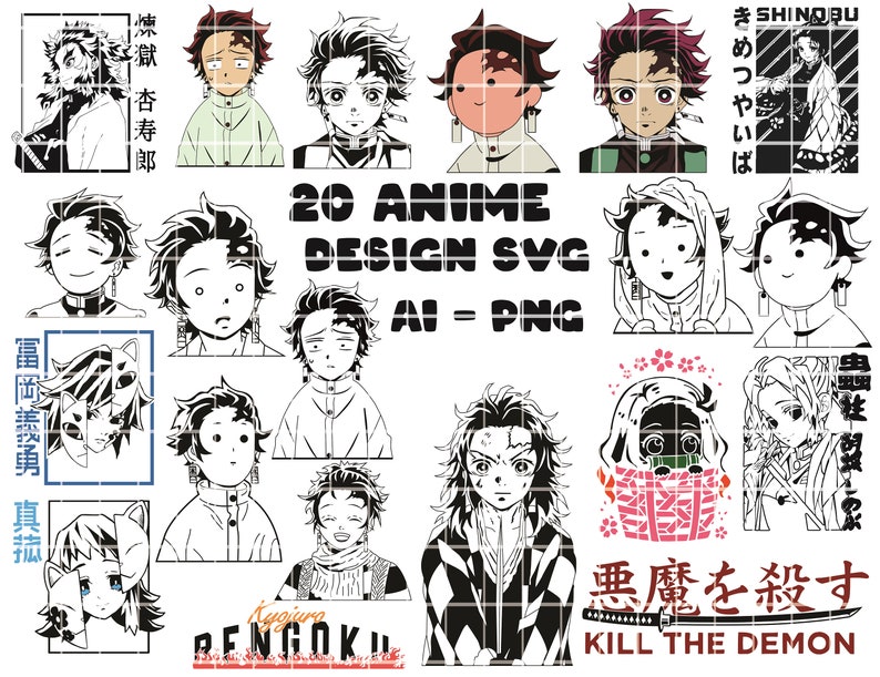 Download Demon Anime Svg Anime Gift Anime T Shirt Concept Cricut1 Set Anime Design 1 Set Bundle Anime Svg Art Collectibles Digital Advancedrealty Com