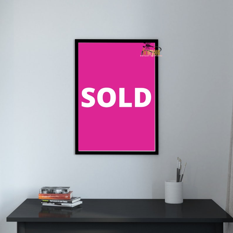 Real Estate Quote Realtor Marketing Sold Sign Real Etsy