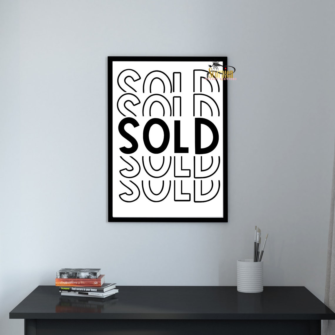 Realtor Sign Sold Real Estate Sign Realtor Gift Real | Etsy