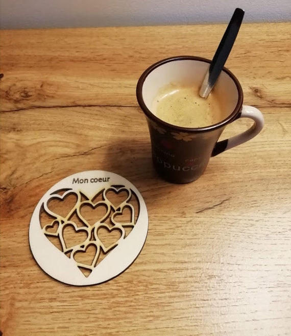 Sous-Verre Bois Personnalisable