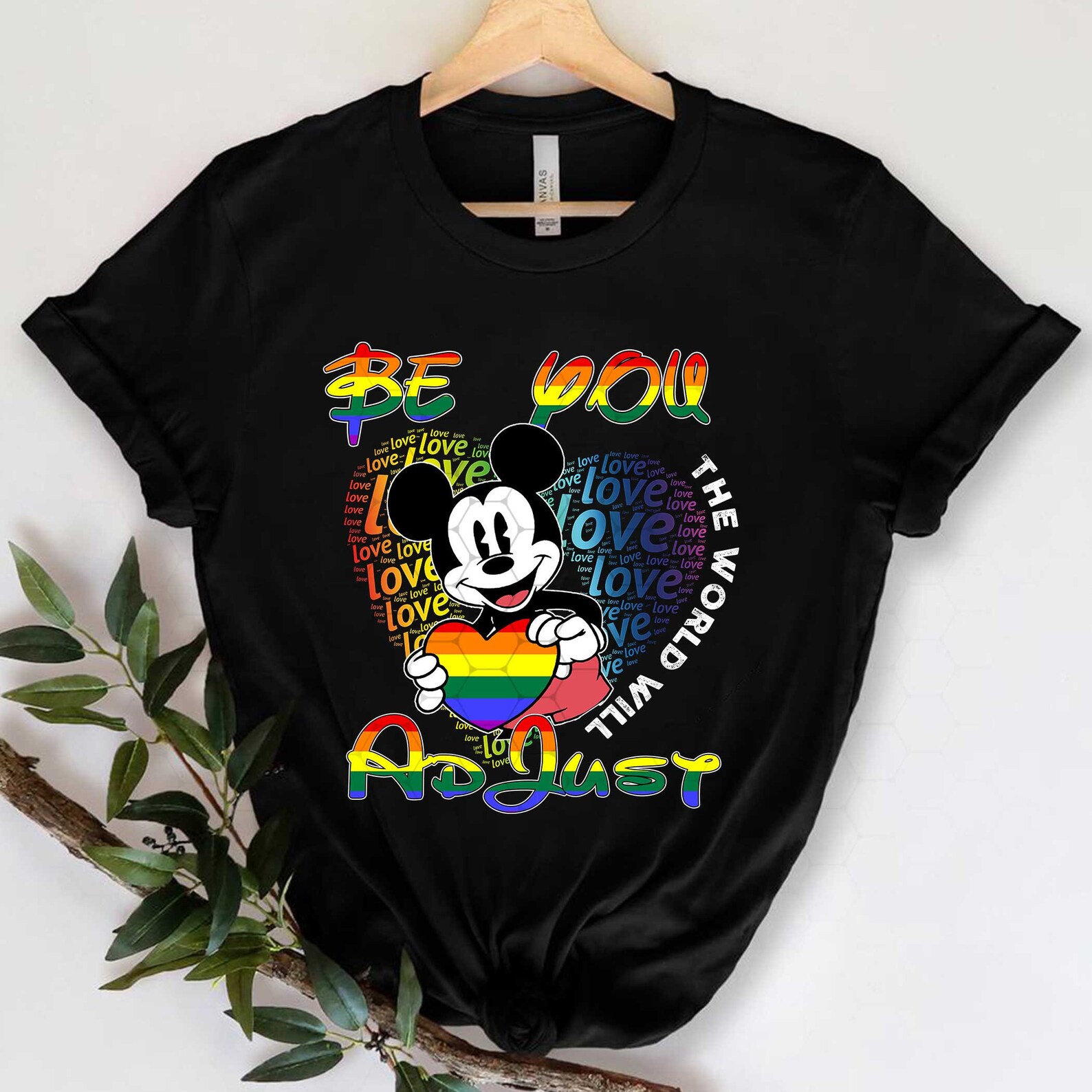 Disney LGBT Shirt Disney Rainbow Shirt Gay Pride Mickey | Etsy