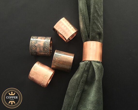 Etsy napkin shop rings