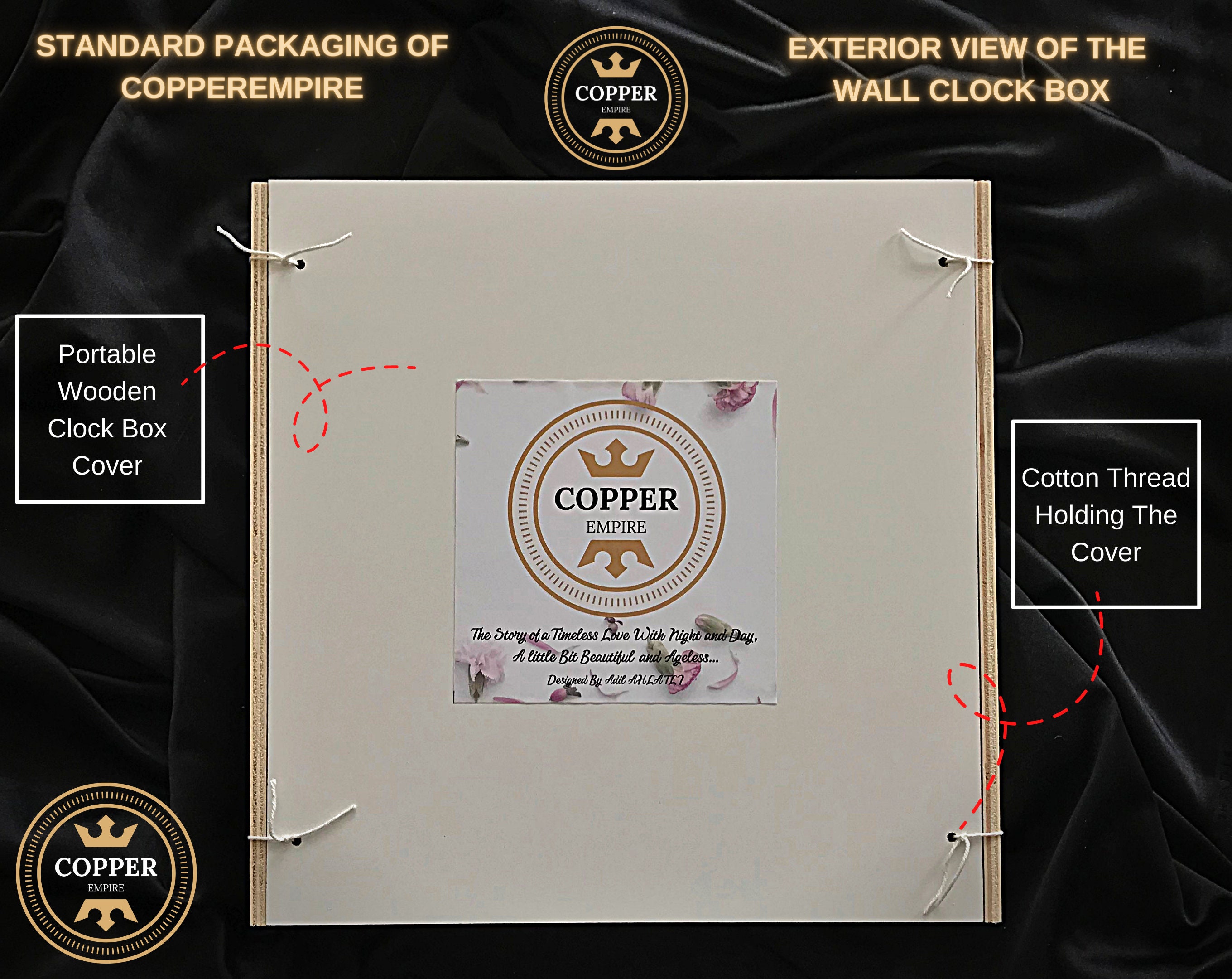 Retro Wall Clock, Industrial Wall Clock, Silent Wall Clock, Copper Wall