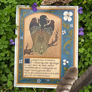 Illuminated Manuscripts Inspired Art Print - 7.5” x 10.0”