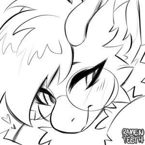 Croquis d&#39;icône à fourrure | Fursona pfp | COMMISSION FOURRURE